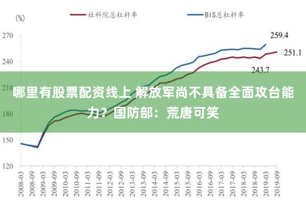 哪里有股票配资线上 解放军尚不具备全面攻台能力？国防部：荒唐可笑