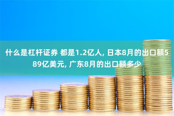 什么是杠杆证券 都是1.2亿人, 日本8月的出口额589亿美元, 广东8月的出口额多少