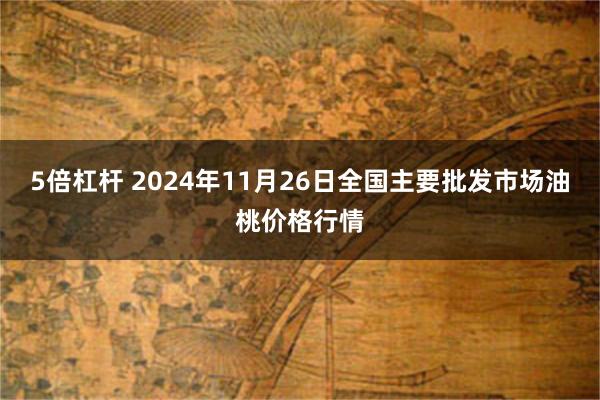 5倍杠杆 2024年11月26日全国主要批发市场油桃价格行情